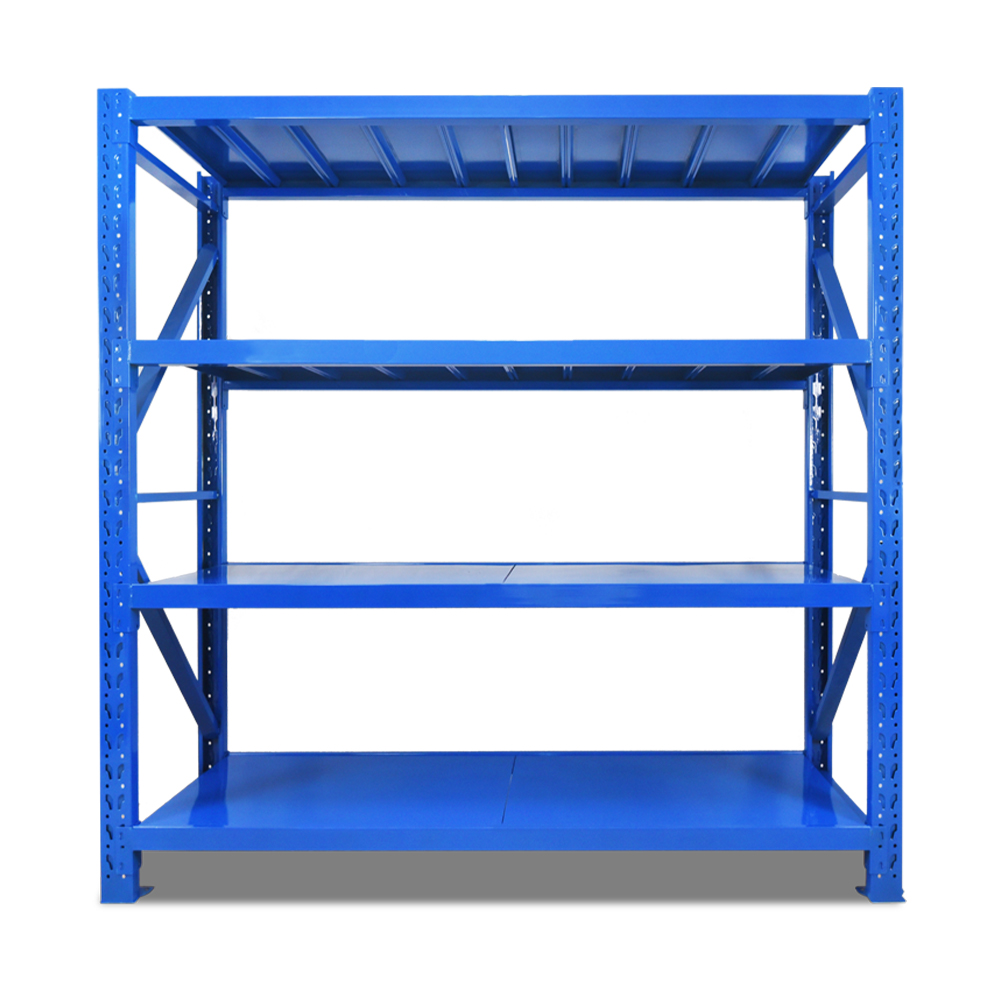 Medium Duty Steel Storage Rack with Corrosion Protection for Factory Warehouse Stacking Shelves