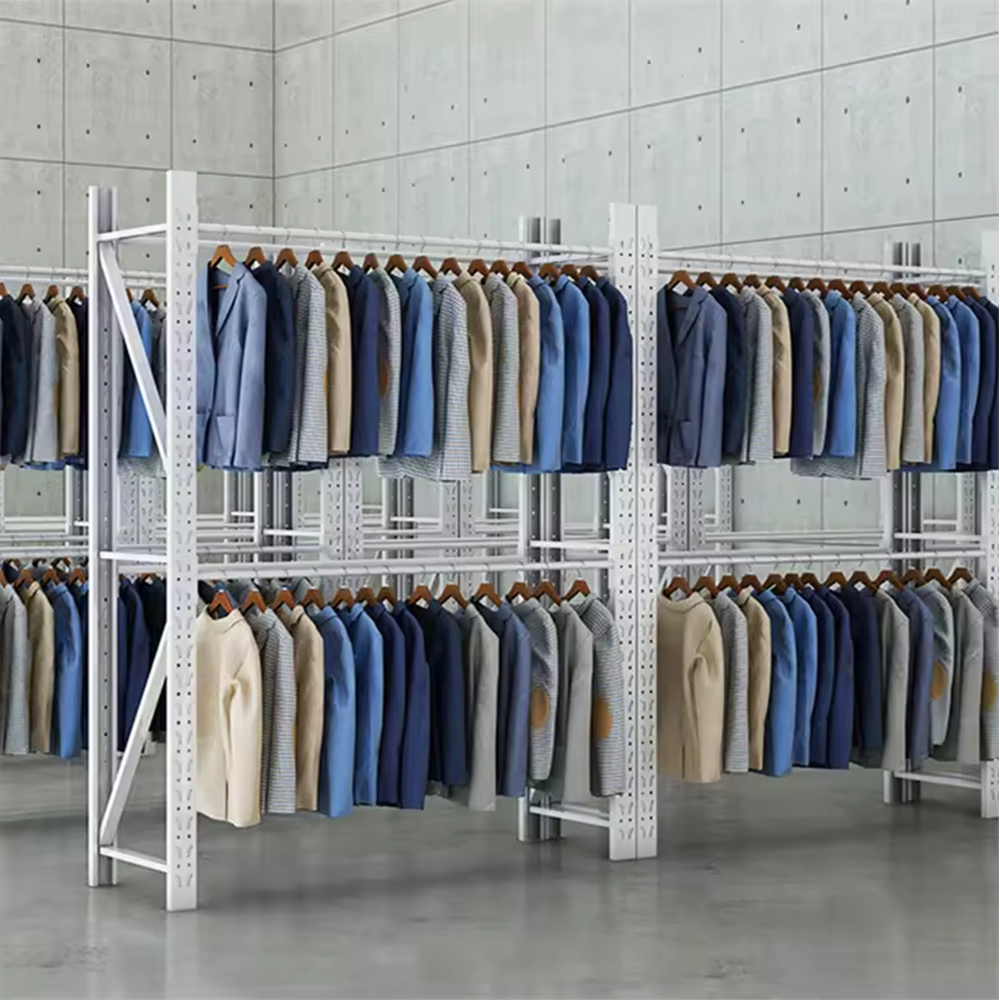 Corrosion Protection Garment Rack for Clothes Storage Hanging Coats Apparel Corrosion Protection Garment Rack for Clothes Storage Hanging Coats Apparel