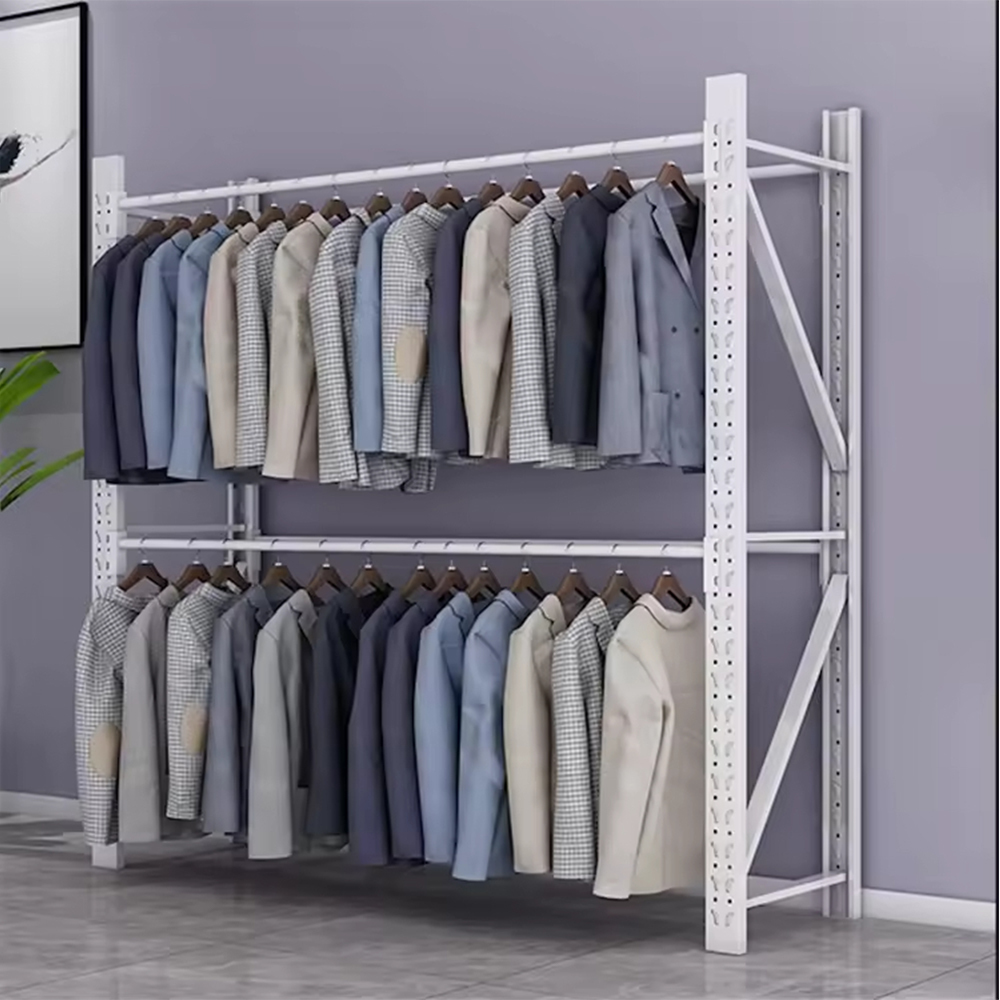 Corrosion Protection Garment Rack for Clothes Storage Hanging Coats Apparel Corrosion Protection Garment Rack for Clothes Storage Hanging Coats Apparel