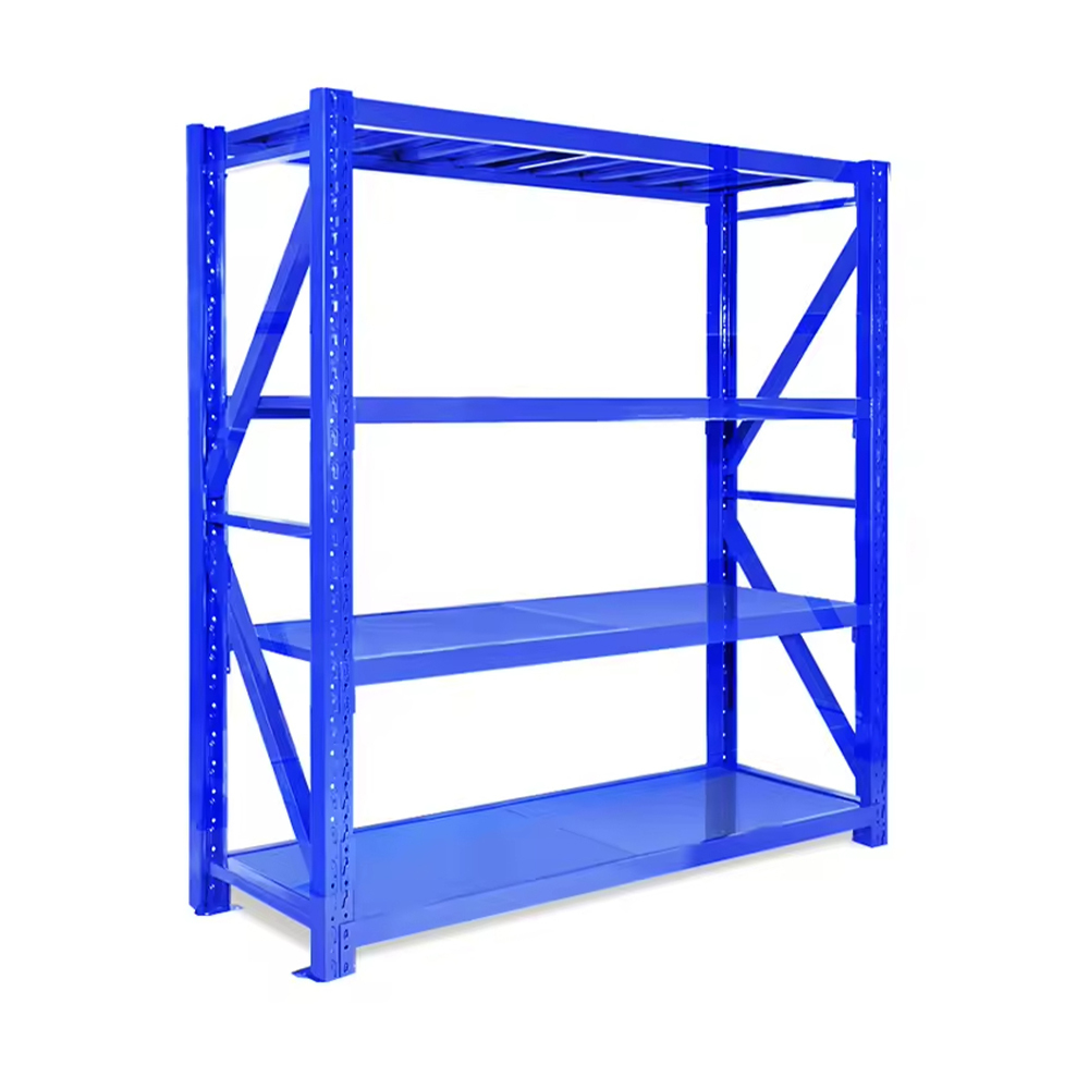 4 Layer Adjustable Light-Duty Warehouse Storage Rack for Offices Retail Home Environments 4 Layer Adjustable Light-Duty Warehouse Storage Rack for Offices Retail Home Environments