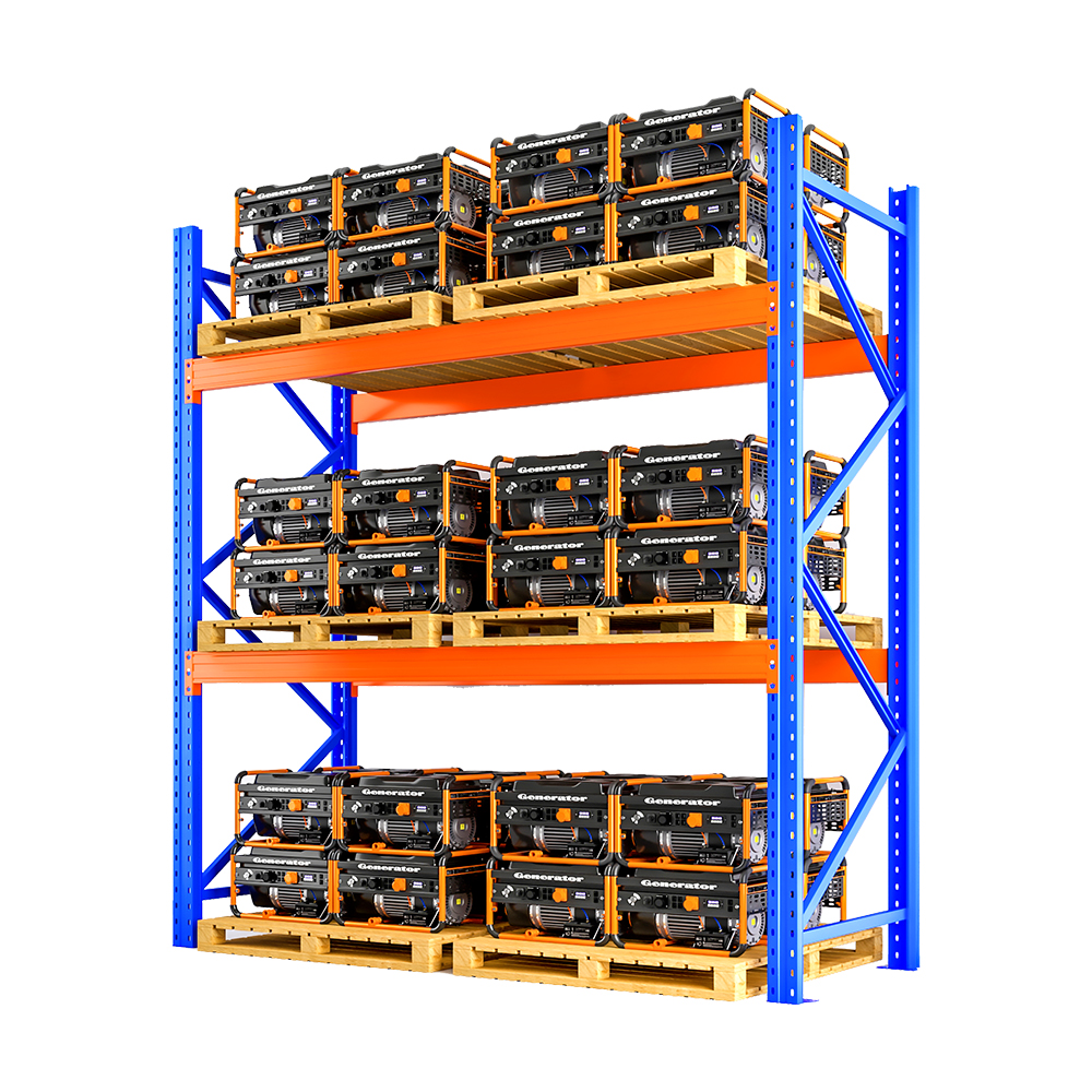 Heavy-Duty Pallet Racking System for Warehouse Stacking